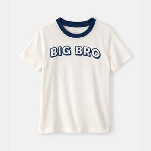 Toddler Boy 'Big Bro' Graphic Tee - Ivory